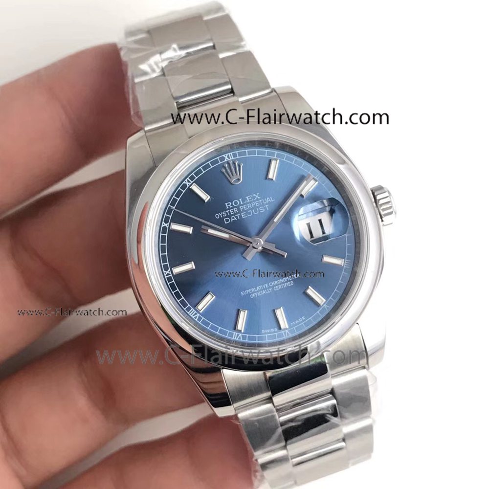 Rolex Datejust Blue Dial 904L ETA3135 Watch Rolex ár Factory